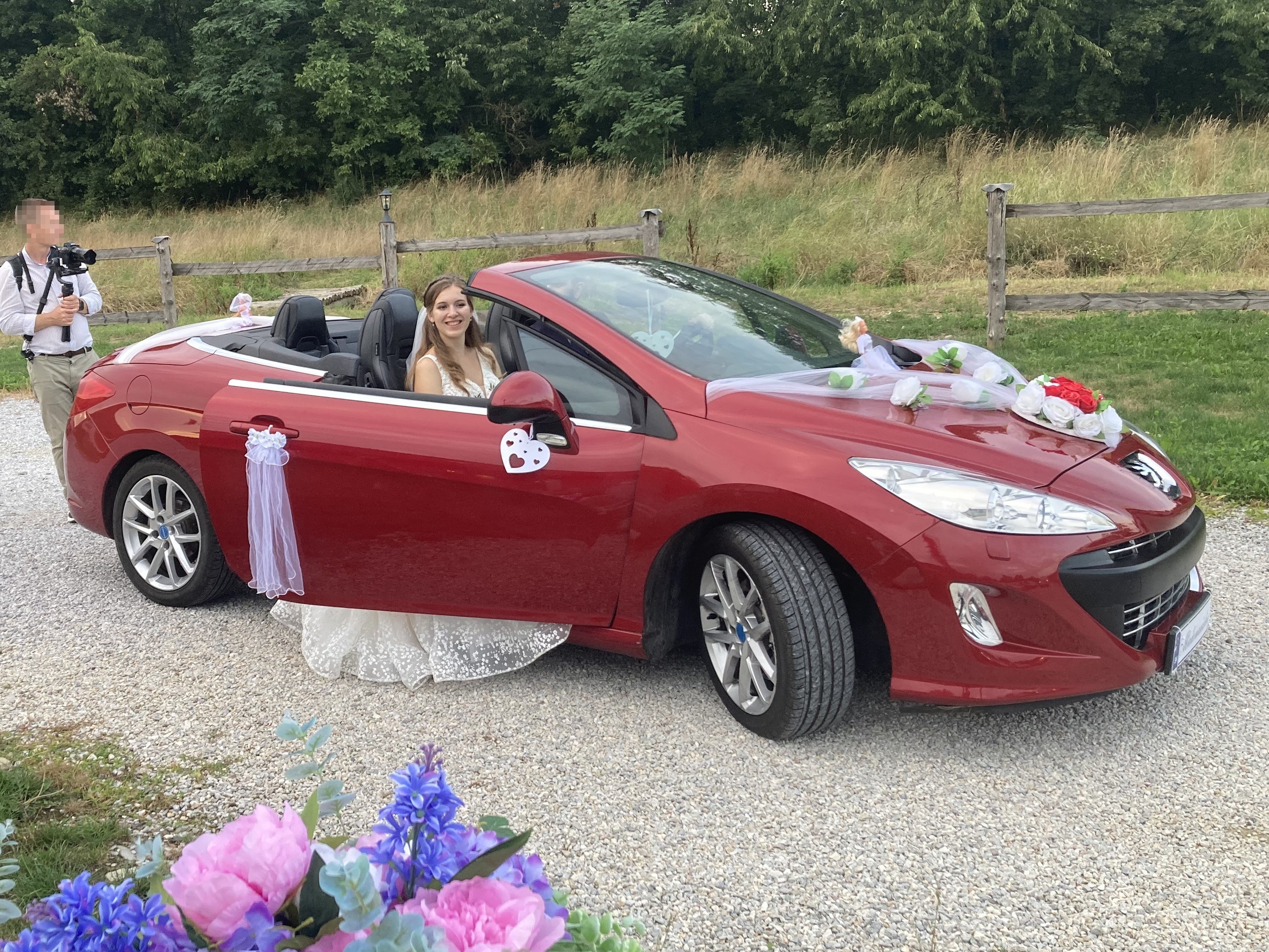 Obr - odvoz na svadbu